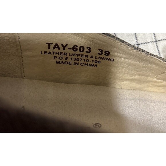 Alegria Women Shoe Taylor Stone Wall Tay-603 Size EUR 39 Brown Loafer Pre Owned - Picture 5 of 11